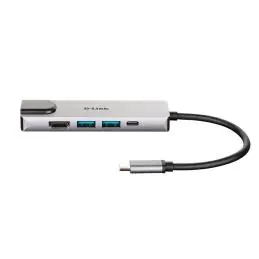 D-Link DUB-M520 Hub USB-C HDMI/2USB 3.0/USB-C/Ethe D-Link DUB-M520 Hub USB-C HDMI/2USB 3.0/USB-C/Ethe