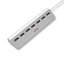 NILOX Hub 7 Puertos Usb 2.0 NILOX Hub 7 Puertos Usb 2.0