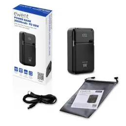 EWENT POWERBANK 65W, 20000mAh CARGA RÁPIDA EWENT POWERBANK 65W, 20000mAh CARGA RÁPIDA