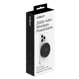 Celly Powerbank MAGSAFE 3000 mAh Negro