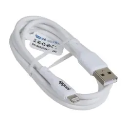 iggual cable USB-A/Lightning 100 cm blanco iggual cable USB-A/Lightning 100 cm blanco