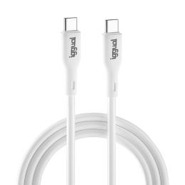iggual Cable USB-C/USB-C 100 cm blanco Q3.0 3A