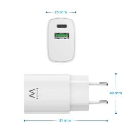 EWENT Cargador rapido Q3 20w Usb-C y Usb-A EWENT Cargador rapido Q3 20w Usb-C y Usb-A
