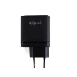 iggual Cargador rápido USB PD tipo C 45W GaN iggual Cargador rápido USB PD tipo C 45W GaN