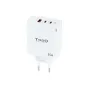 TOOQ Cargador pared GAN 2xUSB-C 1xUSB-A 45W+20W TOOQ Cargador pared GAN 2xUSB-C 1xUSB-A 45W+20W