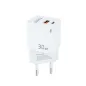 TOOQ Cargador pared GAN USB-C/USB-A 30W TOOQ Cargador pared GAN USB-C/USB-A 30W