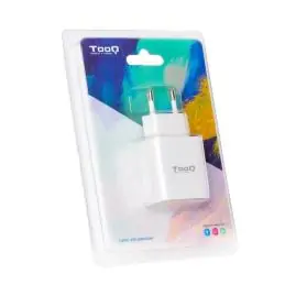 Tooq Cargador pared USB-C PD3.0 20W Blanco Tooq Cargador pared USB-C PD3.0 20W Blanco