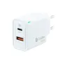 Coolbox Cargador Gan 30W USB-C/USB-A PARED Coolbox Cargador Gan 30W USB-C/USB-A PARED