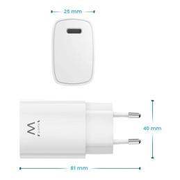 EWENT Cargador Usb-C carga rapida 20W EWENT Cargador Usb-C carga rapida 20W