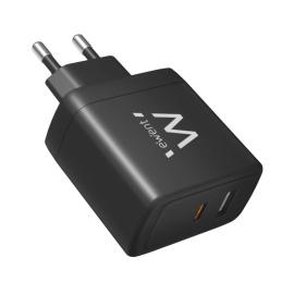 Ewent Cargador Rapido USB-A Y USB-C, GanFast, 65W Ewent Cargador Rapido USB-A Y USB-C, GanFast, 65W