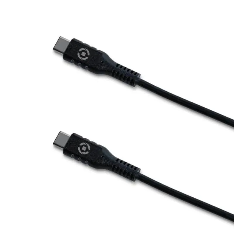 Celly Cable Usb-C - Usb-C 60W 1m Negro Celly Cable Usb-C - Usb-C 60W 1m Negro