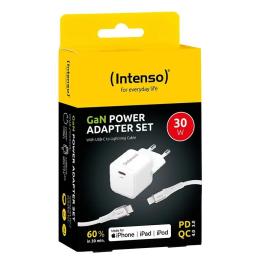 Intenso | KIT Cargador GaN W30C + Cable Lightning Intenso | KIT Cargador GaN W30C + Cable Lightning