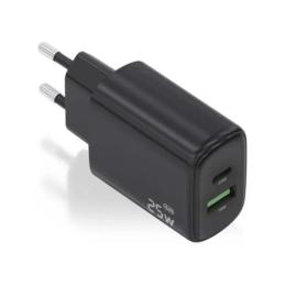 Aisens Cargador GaN 25W USB-C PD 3.0 USB-A QC3.0