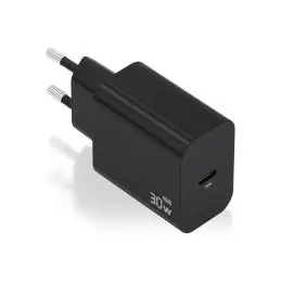 Aisens Cargador Gan 30W 1xUSB-C PD3.0 Negro