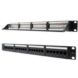 Nanocable Panel Parcheo 24P CAT.6 UTP 19"1U Dual Nanocable Panel Parcheo 24P CAT.6 UTP 19"1U Dual