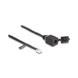Delock Cable RJ11 macho a RJ11 hembra con tapa Delock Cable RJ11 macho a RJ11 hembra con tapa