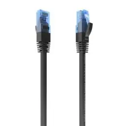 Aisens Cable RJ45 CAT.6 UTP AWG26 CCA Negro 25cm