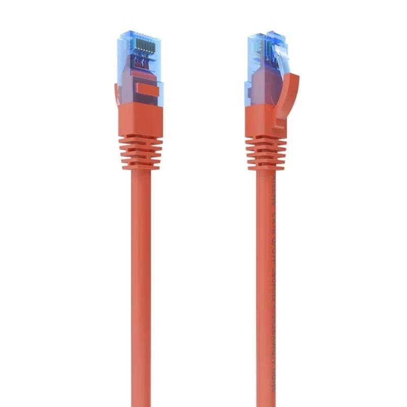 Aisens Cable RJ45 CAT.6 UTP AWG26 CCA Rojo 0.5m