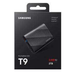 Samsung T9 SSD Externo 2TB USB 3.2 Gen 2x2 Black Samsung T9 SSD Externo 2TB USB 3.2 Gen 2x2 Black