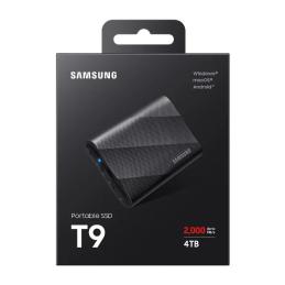 Samsung T9 SSD Externo 4TB USB 3.2 Gen 2x2 Black Samsung T9 SSD Externo 4TB USB 3.2 Gen 2x2 Black