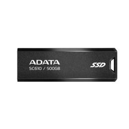 ADATA SC610 SSD Externo 500GB USB 3.2 Gen2 Negro ADATA SC610 SSD Externo 500GB USB 3.2 Gen2 Negro