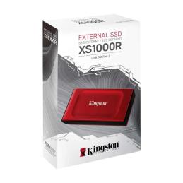Kingston XS1000 eSSD 2Tb USB 3.2 tipo-C Rojo Kingston XS1000 eSSD 2Tb USB 3.2 tipo-C Rojo