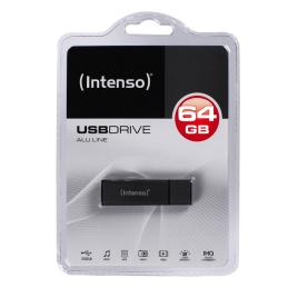 Intenso 3521491 Lápiz USB 2.0 Alu 64GB Antracita Intenso 3521491 Lápiz USB 2.0 Alu 64GB Antracita