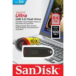 SanDisk SDCZ48-064G-U46 Lápiz USB 3.0 Ultra 64GB SanDisk SDCZ48-064G-U46 Lápiz USB 3.0 Ultra 64GB