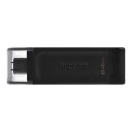 Kingston DataTraveler DT70 64GB USB C 3.2 Negro