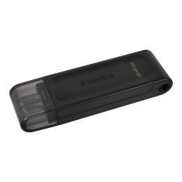 Kingston DataTraveler DT70 64GB USB C 3.2 Negro Kingston DataTraveler DT70 64GB USB C 3.2 Negro