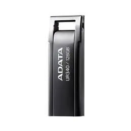 ADATA Lapiz USB UR340 128GB USB 3.2 Metal Black ADATA Lapiz USB UR340 128GB USB 3.2 Metal Black
