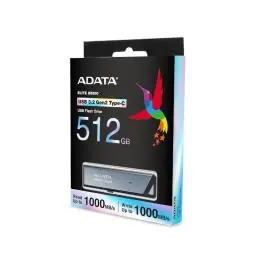 ADATA Lapiz USB ELITE UE800 512GB USB-C 3.2 Gen2 ADATA Lapiz USB ELITE UE800 512GB USB-C 3.2 Gen2
