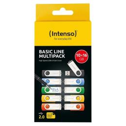Intenso Basic Line Multipack Lápiz USB 2.0 4GB 10u Intenso Basic Line Multipack Lápiz USB 2.0 4GB 10u