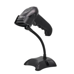 iggual Lector código barras 2D USB gatillo soporte