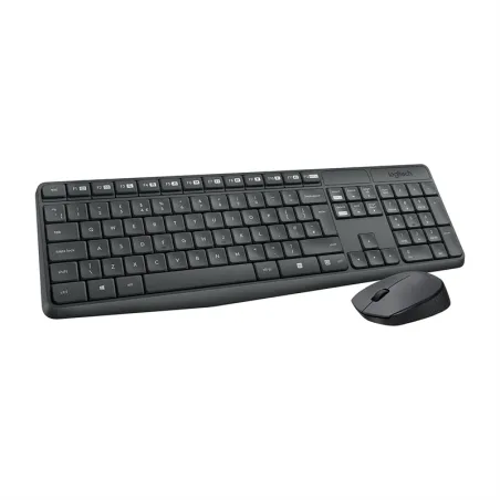 Logitech MK235 Teclado+Ratón Inalámbrico Gris