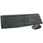 Logitech MK235 Teclado+Ratón Inalámbrico Gris