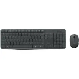 Logitech MK235 Teclado y ratón Inalámbrico Gris Logitech MK235 Teclado y ratón Inalámbrico Gris