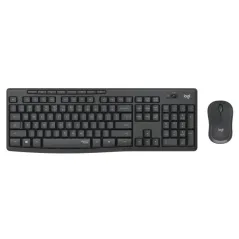 Logitech MK295 Teclado+Ratón Inalámbrico Negro