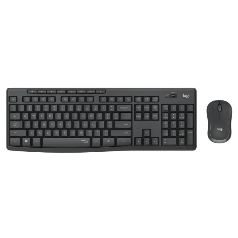 Logitech MK295 Teclado+Ratón Inalámbrico Negro