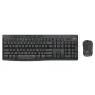 Logitech MK295 Teclado+Ratón Inalámbrico Negro