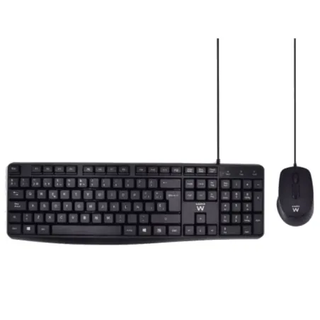 Ewent EW3006 Kit Teclado+Ratón escrit. silenciosa