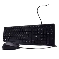 Ewent EW3006 Kit Teclado+Ratón escrit. silenciosa