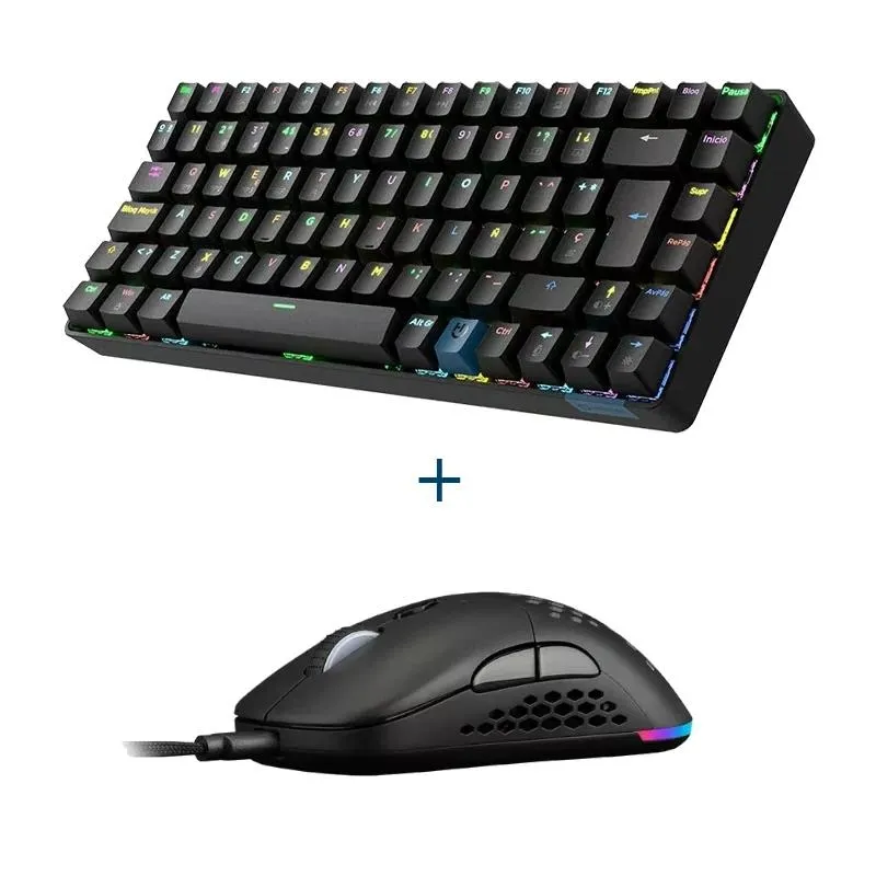 Hiditec Teclado GM1K Switch Red+Ratón GX30 PRO Hiditec Teclado GM1K Switch Red+Ratón GX30 PRO