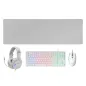 Mars Gaming Combo Gaming MCP-RGB3W 4 en 1 Blanco