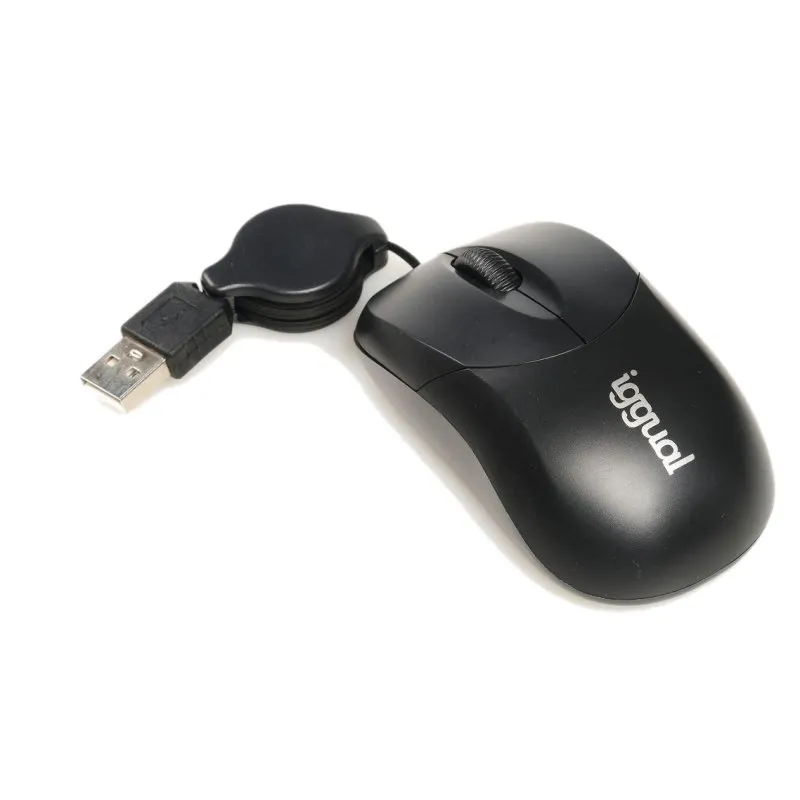 iggual Ratón retráctil COM-BASIC-800DPI negro iggual Ratón retráctil COM-BASIC-800DPI negro