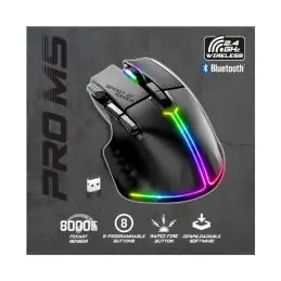 Spirit of Gamer Ratón Inalambrico Pro M5 Black Spirit of Gamer Ratón Inalambrico Pro M5 Black