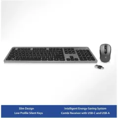 EWENT Kit Teclado+Ratón Ew3272 Slim