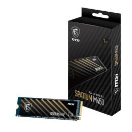 MSI SSD Spatium M450 1Tb PCIe 4.0 NVMe 3600 Mb-s