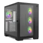 NOX Semitorre Deluxe HUMMER ASTRA Negra NOX Semitorre Deluxe HUMMER ASTRA Negra