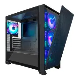 Coolbox Caja Gaming ATX Ge-2000 DualView S/Fte